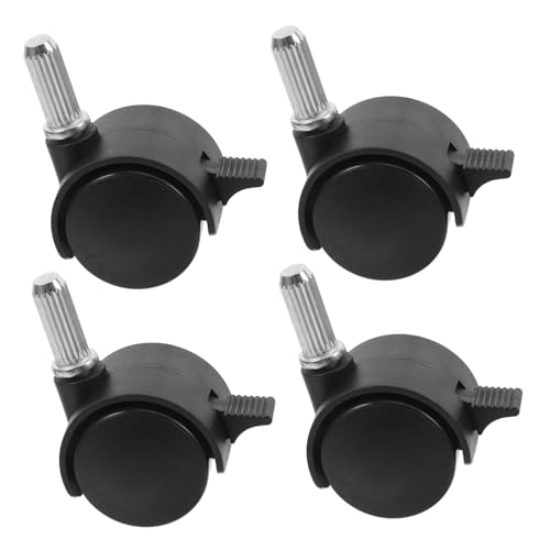 DIKACA 4 Stück Teiliges PU Schwerlast drehrollen mit Bremse Weiße Ersatzrollen für Möbel Werkbänke und Geräte Leise Kunststoff lenkrollen für Bürostühle und Transportwagen DIKACA 4 Stück Teiliges PU Schwerlast drehrollen mit Bremse Weiße Ersatzrollen für Möbel Werkbänke und Geräte Leise Kunststoff lenkrollen für Bürostühle und Transportwagen von DIKACA