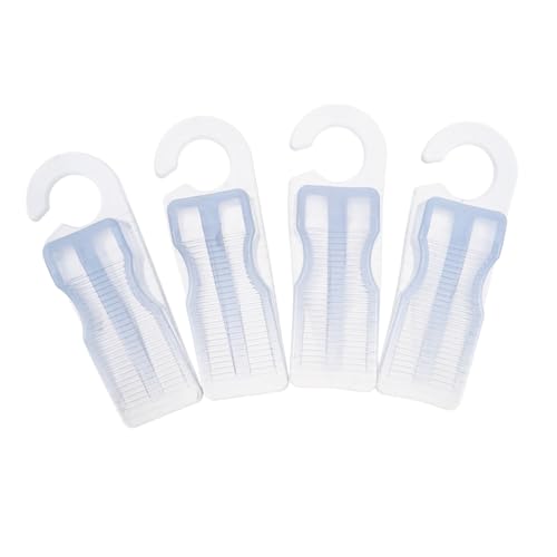 DIKACA 4 Stück Transparenter Türstopper aus Flexiblem Gummi mit Haken Winddichter Türkeil für Glas und Holztüren Kratzfreier Mobiler Türpuffer ohne Bohren Sicherheitstürstopper für von DIKACA