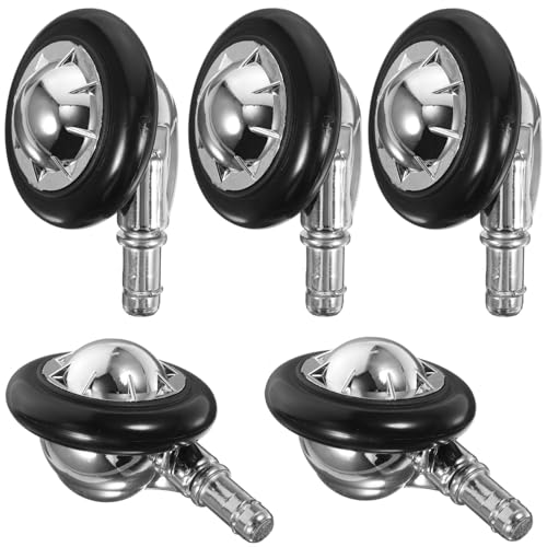 DIKACA 5 Stück Bürostuhlrollen aus PVC und Aluminiumlegierung Leise Bodenschonend Langlebig Schwere Möbel Geeignet Ersatzrollen für Schreibtischstuhl Möbel Pflanzenständer Vielseitig DIKACA 5 Stück Bürostuhlrollen aus PVC und Aluminiumlegierung Leise Bodenschonend Langlebig Schwere Möbel Geeignet Ersatzrollen für Schreibtischstuhl Möbel Pflanzenständer Vielseitig von DIKACA