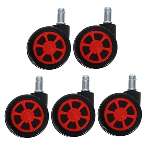 DIKACA 5 Stück Teiliges Bürostuhl Leise Verschleißfest Stabil Kompatibel mit Büro Gamingstühlen Vielseitig Einsetzbar für Hartböden und Teppiche Langlebige Ersatzrollen DIKACA 5 Stück Teiliges Bürostuhl Leise Verschleißfest Stabil Kompatibel mit Büro Gamingstühlen Vielseitig Einsetzbar für Hartböden und Teppiche Langlebige Ersatzrollen von DIKACA