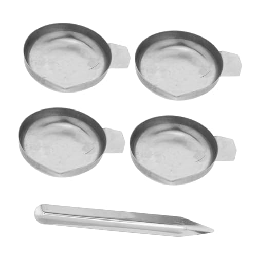 DIKACA 5 Stück Teiliges Edelstahl Wiegeschalen- Elektronische Präzisions-waagenpfannen für Schmuck Pulver Flüssigkeiten Kompakte Langlebige Leicht zu Reinigende Labor Küchenzubehör DIKACA 5 Stück Teiliges Edelstahl Wiegeschalen- Elektronische Präzisions-waagenpfannen für Schmuck Pulver Flüssigkeiten Kompakte Langlebige Leicht zu Reinigende Labor Küchenzubehör von DIKACA