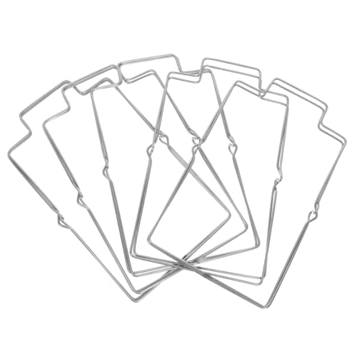 DIKACA 5 Stück Teiliges Faltbares Edelstahl Müllsackhalter Kompakter Tragbarer Organizer für Küchen Badezimmer Balkon Multifunktionaler Abfallbeutel Reinigungstuchhalter Platzsparend von DIKACA