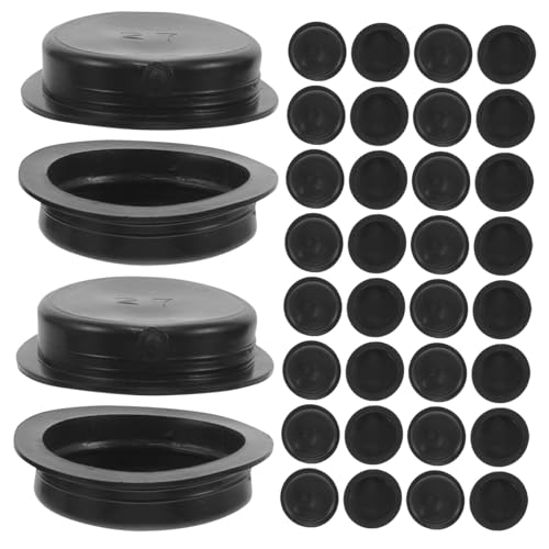 DIKACA 50 Stck Gummi Münzspardosen Stopfen Rund Kompakt Robust Sparbüchsen Verschluss Innendurchmesser Praktisch Sicher Einfach zu Montieren und Entfernen von DIKACA