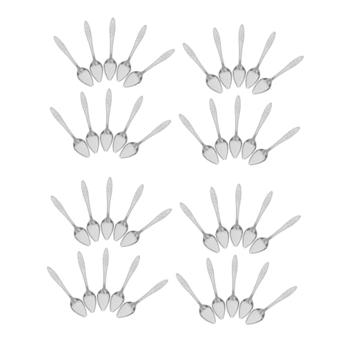 DIKACA 50 Stück Papageien Fütterungslöffel Cosplay Bodysuit Vogelfutterschaufel Haustier Handfütterungslöffel Papageien Handfütterer Haustier von DIKACA