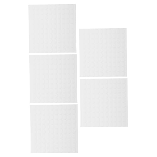 DIKACA 500 Stück Transparente Wiederverwendbare Spurlos Ablösbare Doppelseitige Klebepunkte Stark Haftende Klebepads für Poster Bilder Diy Bastelprojekte Selbstklebend Rund von DIKACA