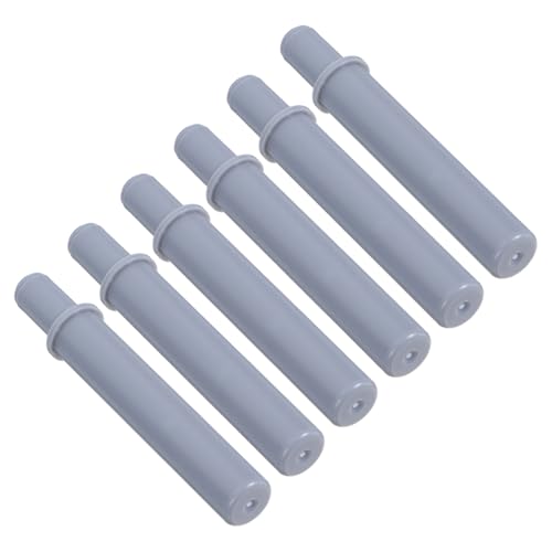 DIKACA 6 Stück Hydraulische Dämpfer für Mülltonnen Soft Close Dämpfer Geräuschreduzierung Druckpuffer für Möbel Schranktüren und Küchenschränke mit Verdeckter Montage von DIKACA