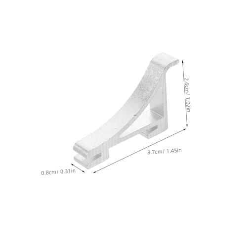 DIKACA 6 Stück Teiliges Aluminiumlegierung Gefrierschrank Regalclips Langlebig Robust Kühlschrank Haken zur Aufbewahrung Kleiner Gegenstände Geeignet für Gefrierfach und Kühlgeräte DIKACA 6 Stück Teiliges Aluminiumlegierung Gefrierschrank Regalclips Langlebig Robust Kühlschrank Haken zur Aufbewahrung Kleiner Gegenstände Geeignet für Gefrierfach und Kühlgeräte von DIKACA