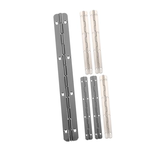 DIKACA 6 Stück Teiliges Heavy duty Klavierband Scharnier Öffnung Geräuschloses Türscharnier Vielseitiges Möbel Schmuckkastenscharnier für Holzkisten und Gepäck DIKACA 6 Stück Teiliges Heavy duty Klavierband Scharnier Öffnung Geräuschloses Türscharnier Vielseitiges Möbel Schmuckkastenscharnier für Holzkisten und Gepäck von DIKACA