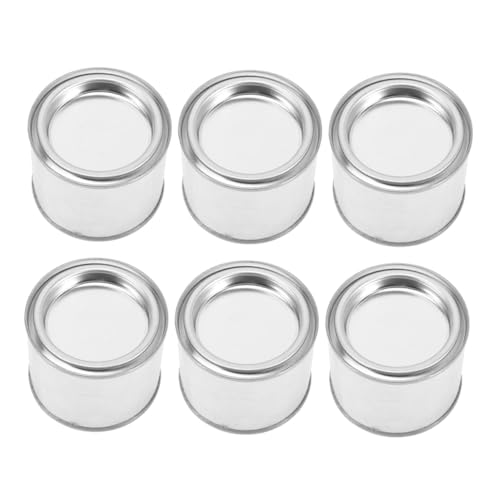 DIKACA 6 Stück Teiliges Kleine Runde Metall dosen mit Dicht Schließendem Deckel Robuste Eisenbehälter zur Sicheren Aufbewahrung von Farbe und Asphalt Auslaufsicher für DIY und DIKACA 6 Stück Teiliges Kleine Runde Metall dosen mit Dicht Schließendem Deckel Robuste Eisenbehälter zur Sicheren Aufbewahrung von Farbe und Asphalt Auslaufsicher für DIY und von DIKACA