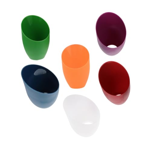 DIKACA 6 Stück Teiliges Kunststoff Lampenschirm Kompakt und Langlebig Vielseitig Einsetzbar für Tischlampen Stehlampen und Wohnräume Weiche Lichtstreuung Farblich Abgestimmt für Zuhause von DIKACA