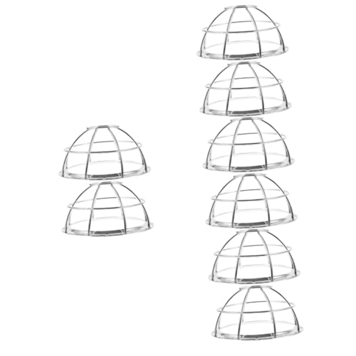 DIKACA 8 Stck. Drahtschutz Rauchmelder Abdeckung aus Edelstahl Robuster Schutz für Sensoren Hohl Design Langlebiger Melder Schutz für Zuhause Büro und Gewerbe von DIKACA