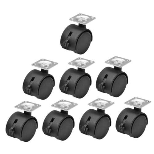 DIKACA 8 Stück Teiliges Bürostuhlrollen Nylon Gewindeschraube mit Bremse Schwerlastdrehrollen für Möbel und Schreibtischstühle Leise Kratzfest Drehung Passend für Bürostühle DIKACA 8 Stück Teiliges Bürostuhlrollen Nylon Gewindeschraube mit Bremse Schwerlastdrehrollen für Möbel und Schreibtischstühle Leise Kratzfest Drehung Passend für Bürostühle von DIKACA