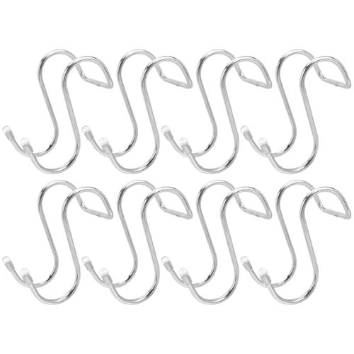DIKACA 8 Stück Teiliges Edelstahl S haken Doppelhaken Rostfrei Platzsparend Vielseitig für Türhinterseite Bad Küche Wohnzimmer Schlafzimmer Büro Hotel Geeignet DIKACA 8 Stück Teiliges Edelstahl S haken Doppelhaken Rostfrei Platzsparend Vielseitig für Türhinterseite Bad Küche Wohnzimmer Schlafzimmer Büro Hotel Geeignet von DIKACA