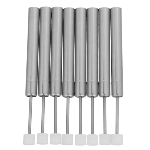 DIKACA 8 Stück Teiliges Soft-close Dämpfer für Mülleimer Edelstahl Hydraulikpiston Geräuschloser Mechanismus Stoßabsorbierend Passend für Küchen Büroabfalleimer von DIKACA