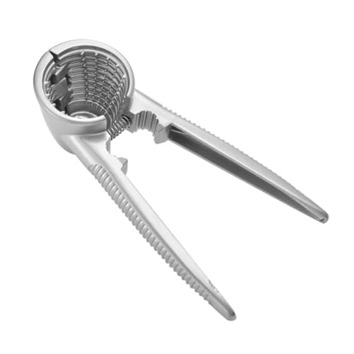 DIKACA Aluminium Nussöffner mit Ergonomischem Griff Glatter Oberfläche Praktischer Öffner für Walnüsse Haselnüsse Mandeln und Pekannüsse Robuster Hartschalenöffner für Küche Zuhause von DIKACA