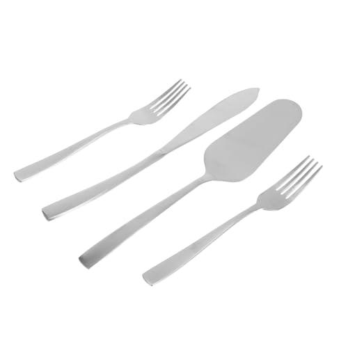 DIKACA Backset Tortenausstecher Tortenwerkzeuge Tortenheber Tortenheber Spatel Küchenhelfer Brotschneider Tortenspatel Backwerkzeuge Party Tortenausstecher Silber Edelstahl von DIKACA