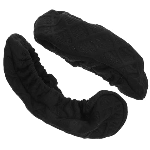 DIKACA Bürostuhl Armlehnenbezug Elastisch Weich Schutzbezug für Gaming Computerstühle Schwarz Staubschutz Abnehmbar Flexibel Hautfreundlich von DIKACA