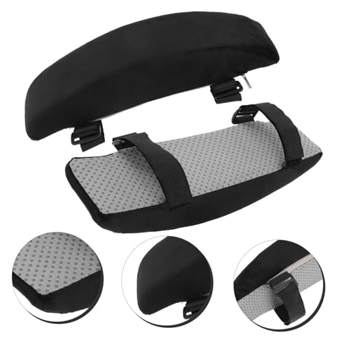 DIKACA Bürostuhl Armlehnenpolster Ergonomisch Gepolstert Abnehmbar Passend für Gaming und Einfach zu Montieren Klassisches Schwarz Komfortable Armstütze DIKACA Bürostuhl Armlehnenpolster Ergonomisch Gepolstert Abnehmbar Passend für Gaming und Einfach zu Montieren Klassisches Schwarz Komfortable Armstütze von DIKACA