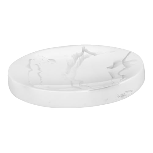 DIKACA Dekorative Seifenschale aus Resin mit Marmor Optik Wasserabweisend Kompakt und Robust für Hotel Badezimmer Küche und Reisegebrauch Leicht zu Reinigen und Stilvoll im DIKACA Dekorative Seifenschale aus Resin mit Marmor Optik Wasserabweisend Kompakt und Robust für Hotel Badezimmer Küche und Reisegebrauch Leicht zu Reinigen und Stilvoll im von DIKACA