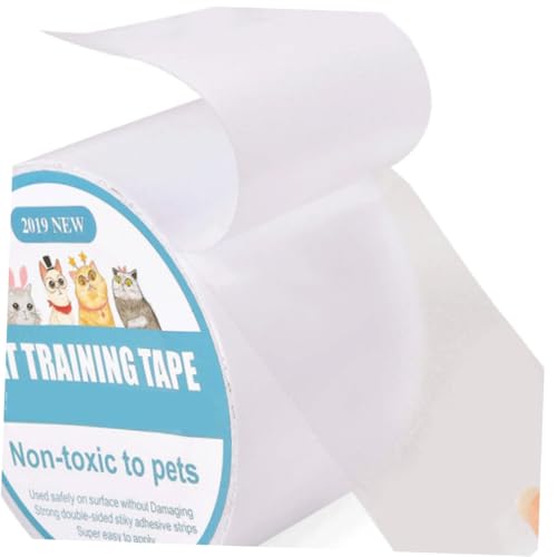 DIKACA Doppelseitiges Transparentes Kratzschutzband für Möbel Selbstklebender Katzen kratzschutz Sticker Flexibles Schutzband gegen Krallenkratzer Geeignet für Sofa und Katzenspielzeug von DIKACA