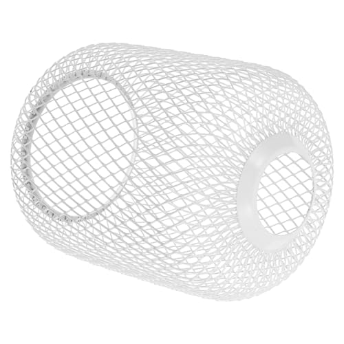 DIKACA Draht Lampenschirm Weiß Moderner Hohl Gestalteter Pendelleuchten schirm Lichtblockierend Vielseitig für Wohnzimmer Esszimmer Schlafzimmer Stilvolle Deckenleuchte DIKACA Draht Lampenschirm Weiß Moderner Hohl Gestalteter Pendelleuchten schirm Lichtblockierend Vielseitig für Wohnzimmer Esszimmer Schlafzimmer Stilvolle Deckenleuchte von DIKACA