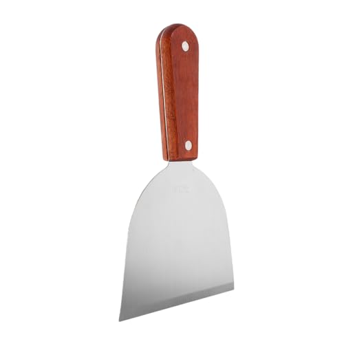 DIKACA Edelstahl Burger Smasher Fleischpresse Handpress Grillspachtel Rostfrei Hitzebeständig Für Flachgrill Bacon Hackfleisch Pfannkuchen Perfektes Grillen Familienessen von DIKACA