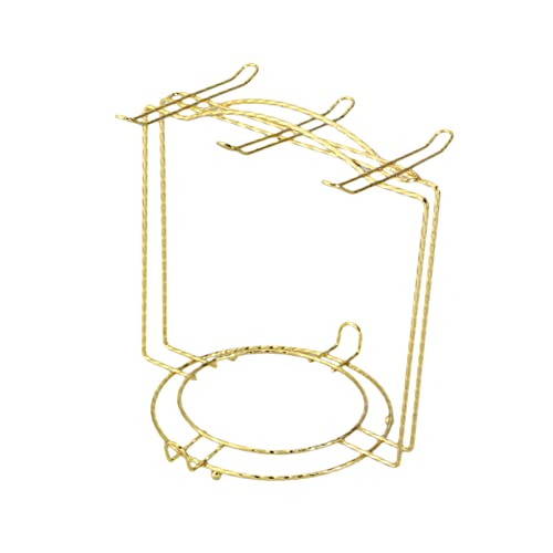 DIKACA Edelstahl Kaffee und Tassenhalter Spirale Fach Küchen Organizer Platzsparend für Arbeitsplatte und Schrank Multifunktional Robuste Aufbewahrung für Tassen und Kleine Teller von DIKACA