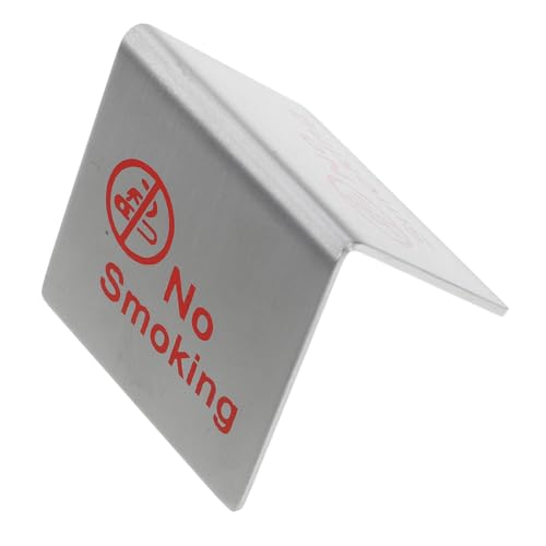 DIKACA Edelstahl No-smoking Tischschild Doppelseitiges Rauchverbot Warnschild Stapelbares Wasserabwaschbares Nichtraucher Schild für Zuhause Büro Restaurant und Öffentliche Bereiche DIKACA Edelstahl No-smoking Tischschild Doppelseitiges Rauchverbot Warnschild Stapelbares Wasserabwaschbares Nichtraucher Schild für Zuhause Büro Restaurant und Öffentliche Bereiche von DIKACA