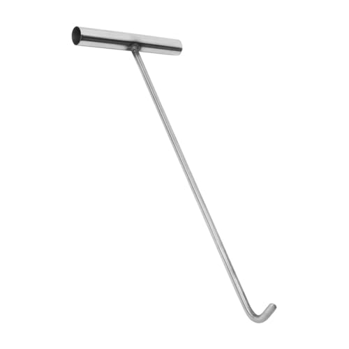 DIKACA Edelstahl T förmiger Hebehaken Robust Poliert Vielseitig für Kanaldeckel Rolltore Türrahmen Schutz vor Handverletzungen bei Abfluss Schächtenutzung DIKACA Edelstahl T förmiger Hebehaken Robust Poliert Vielseitig für Kanaldeckel Rolltore Türrahmen Schutz vor Handverletzungen bei Abfluss Schächtenutzung von DIKACA