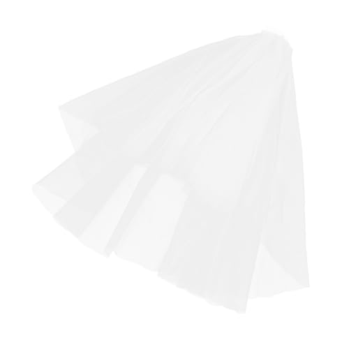 DIKACA Eleganter Kurzer Brautschleier mit Doppellagigem Tüll Stabiler Metallkamm Romantisches Design Geeignet für Hochzeit Braut und Junggesellenabschied Ivoryfarben DIKACA Eleganter Kurzer Brautschleier mit Doppellagigem Tüll Stabiler Metallkamm Romantisches Design Geeignet für Hochzeit Braut und Junggesellenabschied Ivoryfarben von DIKACA