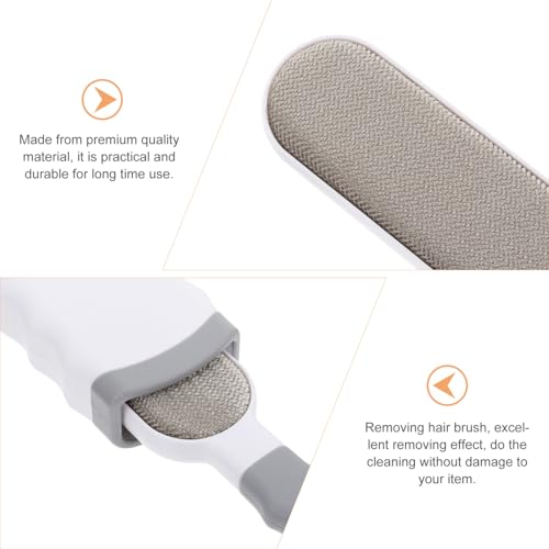 DIKACA Elektrostatische Fusselbürste Haarentferner Bürste für Kleidung und Sofa Langlebiges Material Kompakt Tragbar Effektive Tierhaarentfernung Geeignet für Haustier Textilpflege von DIKACA