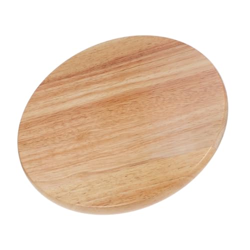 DIKACA Ergonomische Runde Sitzfläche aus Massivem Holz Robuste und Glatte Barhocker Ersatzplatte für Komfortable Sitzplätze für Zuhause Restaurant und Pflegeleicht und Langlebig von DIKACA