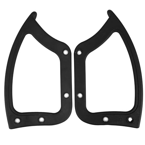 DIKACA Ergonomische Stuhlarmlehne Ersatzteil aus Robustem Kunststoff Passend für Büro Essstühle Einfache Installation Klassisches Schwarz Komfortable Unterstützung für Senioren und von DIKACA