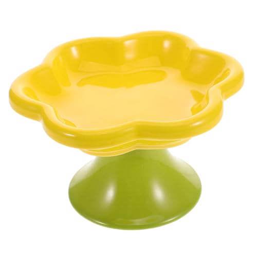 DIKACA Erhöhter Katzenfutternapf aus Keramik Ergonomischer Blumenförmiger Futter und Wassernapf für Katzen und Kätzchen für Nassfutter und Leckereien DIKACA Erhöhter Katzenfutternapf aus Keramik Ergonomischer Blumenförmiger Futter und Wassernapf für Katzen und Kätzchen für Nassfutter und Leckereien von DIKACA