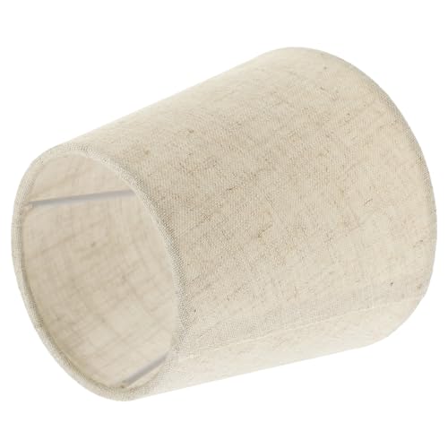 DIKACA Ersatz lampenschirm aus Grobem Leinenstoff Dekorativer Lampenschirm für Tischlampen Schmaler Stoffschirm Langlebiger Lampenbezug Vielseitig für Wohn Geschäftsräume Geeignet von DIKACA