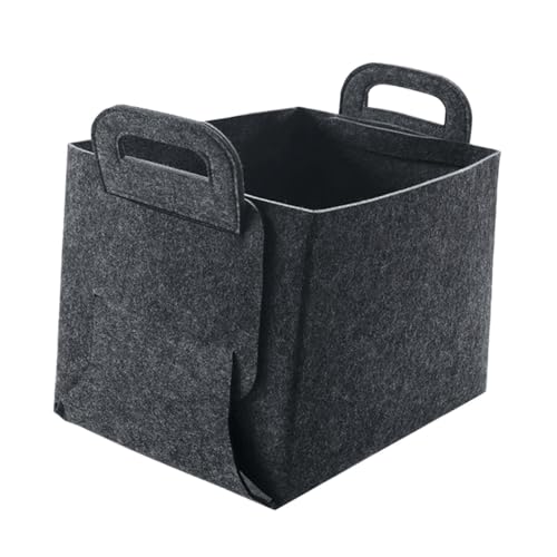 DIKACA Faltbare Filz Aufbewahrungsbox mit Griffen Mittelgroßer Stabiler Korb für Kleidung Haushaltsgegenstände Praktischer Organizer für Regale und Schränke DIKACA Faltbare Filz Aufbewahrungsbox mit Griffen Mittelgroßer Stabiler Korb für Kleidung Haushaltsgegenstände Praktischer Organizer für Regale und Schränke von DIKACA