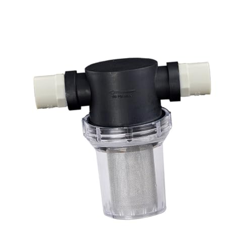 DIKACA Filter -PVC -Rohr garten wasserschlauch Rohrmaschenfilter waschmaschine Wasserfilter Schwarz von DIKACA