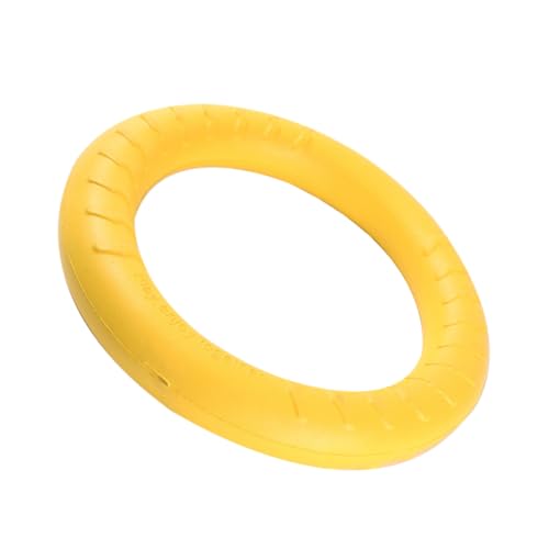 DIKACA Gelber Elastischer Plastikring Hundespielzeug Robustes Outdoor Kauspielzeug für Kleine und Mittelgroße Hunde Interaktives Trainingsspielzeug zur Zahnpflege und Aktivität DIKACA Gelber Elastischer Plastikring Hundespielzeug Robustes Outdoor Kauspielzeug für Kleine und Mittelgroße Hunde Interaktives Trainingsspielzeug zur Zahnpflege und Aktivität von DIKACA