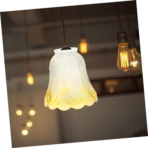 DIKACA Glaslampenschirm Ersatzglas Lampenschirm für Hängeleuchte Kronleuchter Wandlampe Dekorativer Lampenschirm aus Klarglas für Wohnzimmer Schlafzimmer Bar DIKACA Glaslampenschirm Ersatzglas Lampenschirm für Hängeleuchte Kronleuchter Wandlampe Dekorativer Lampenschirm aus Klarglas für Wohnzimmer Schlafzimmer Bar von DIKACA