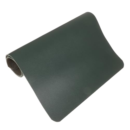 DIKACA Große Wasserdichte Schreibtischunterlage mit Rutschfester Oberfläche Ergonomisches Mauspad für Gaming und Büro Langlebige Tischmatte in Dunkelgrün für Laptop und Computer von DIKACA