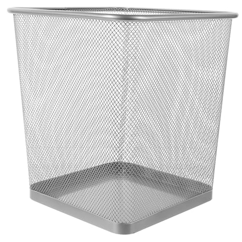 DIKACA Großer Metall mülleimer mit Mesh design Belüftet Quadratisch Robuster Abfallbehälter für Küche Büro Schlafzimmer Stabiler Drahtkorb mit Verstärktem Rand und Breiter Öffnung DIKACA Großer Metall mülleimer mit Mesh design Belüftet Quadratisch Robuster Abfallbehälter für Küche Büro Schlafzimmer Stabiler Drahtkorb mit Verstärktem Rand und Breiter Öffnung von DIKACA