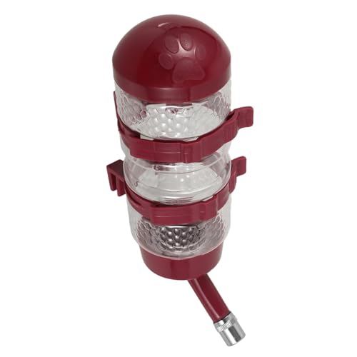 DIKACA Hängender Haustier wasserspender für Katzen und Hunde Automatische Schwerkraftzufuhr aus Leichtem Strapazierfähigem Material Auslaufsicher für Käfige Hält Wasser Sauber und Fell von DIKACA