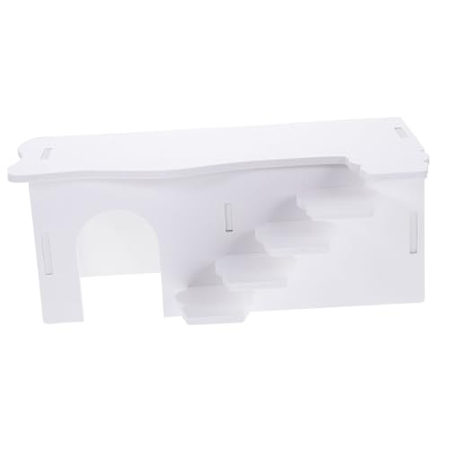 DIKACA Hamsterhaus mit Leiter Meerschweinchen Versteck aus Bissfestem Sicherem Material Komfortables Nagetier Spielhaus DIY Bemalbar Geeignet als Haustier Rückzugsort DIKACA Hamsterhaus mit Leiter Meerschweinchen Versteck aus Bissfestem Sicherem Material Komfortables Nagetier Spielhaus DIY Bemalbar Geeignet als Haustier Rückzugsort von DIKACA