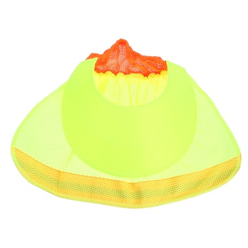DIKACA Hard Hat Neck Drape Sonnenschutz UV Schutz Bauhelm Visier mit Atmungsaktivem Netz Nackenschutz für Outdoor Baustelle Schutzhelm Zubehör Gelb Reflektierend von DIKACA