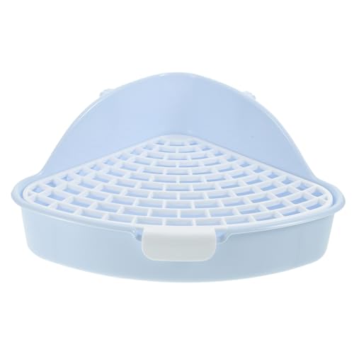 DIKACA Kaninchen Toilette Ecktoilette aus Robustem mit Erhöhtem Zaun Geruchsminderndem Gitternetz für Kaninchen Meerschweinchen Hamster und Kleintiere Leicht zu Reinigen Blau DIKACA Kaninchen Toilette Ecktoilette aus Robustem mit Erhöhtem Zaun Geruchsminderndem Gitternetz für Kaninchen Meerschweinchen Hamster und Kleintiere Leicht zu Reinigen Blau von DIKACA