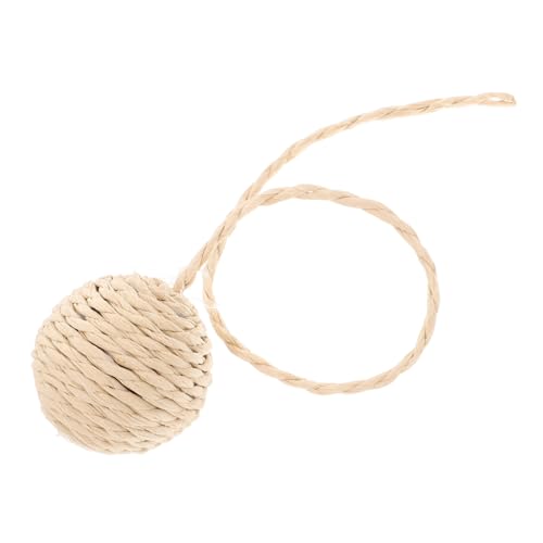 DIKACA Katzenkratzball aus Strapazierfähigem Papierseil Interaktives Katzenspielzeug mit Glocke Ersatz für Kratzbaumzubehör Vielseitig für Kratzen und Entspannen Einfache Installation für DIKACA Katzenkratzball aus Strapazierfähigem Papierseil Interaktives Katzenspielzeug mit Glocke Ersatz für Kratzbaumzubehör Vielseitig für Kratzen und Entspannen Einfache Installation für von DIKACA