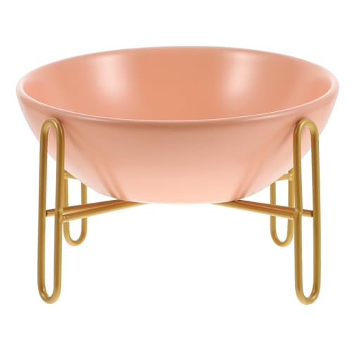 DIKACA Keramik Katzennapf mit Fassungsvermögen Orangefarbener Weltraumraumschiffförmiger Futternapf mit Rutschfester Metallhalterung Kleiner Futterbehälter für Katzen Spülmaschinenfest DIKACA Keramik Katzennapf mit Fassungsvermögen Orangefarbener Weltraumraumschiffförmiger Futternapf mit Rutschfester Metallhalterung Kleiner Futterbehälter für Katzen Spülmaschinenfest von DIKACA