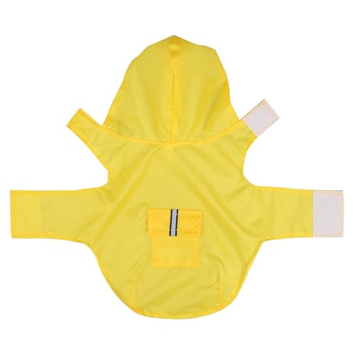 DIKACA Kleiner Hunderegenmantel mit Kapuze aus Robustem Polyester und Reißfest Modischer Welpen Regenmantel für Outdoor spaziergänge bei Regenwetter DIKACA Kleiner Hunderegenmantel mit Kapuze aus Robustem Polyester und Reißfest Modischer Welpen Regenmantel für Outdoor spaziergänge bei Regenwetter von DIKACA