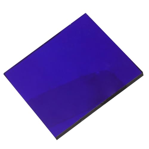 DIKACA Kobaltplatte aus Glas für Metallionen Flammenfarbreaktion Labor Experiment Zubehör Kompakt Vielseitig für Chemieunterricht und Wissenschaftliche Forschung von DIKACA