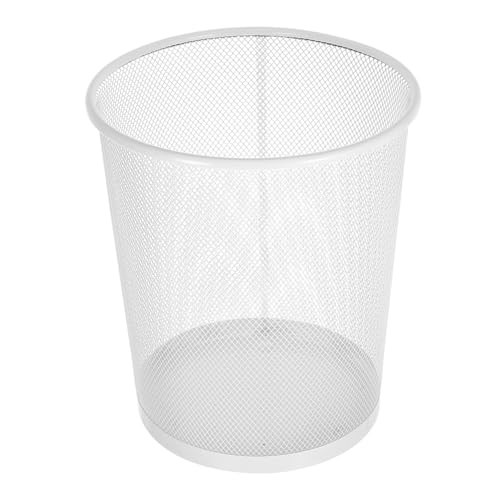 DIKACA Kompakter Mülleimer aus Metall mit Mesh Design Stabiles Metallgeflecht Vielseitig für Büro Küche und Zuhause Platzsparend unter Schreibtisch Eleganter Abfallbehälter für Papier und von DIKACA